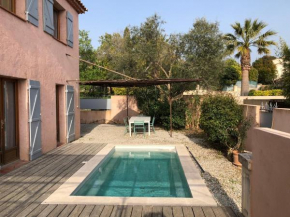 Villa méditerranéenne piscine,plage, wifi